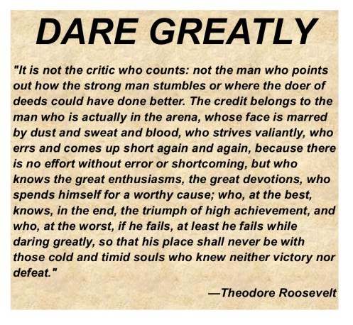 DARE GREATLY TEXT PHOTO