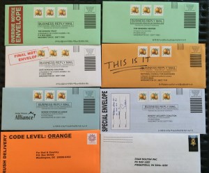 SASE outgoing junk mail